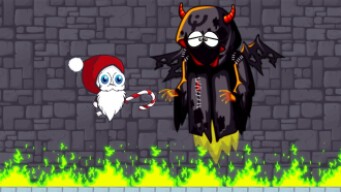 SANTA CLAUS REAPER KILLED BOSS in EvoWorld / Santa vs Boss Battle