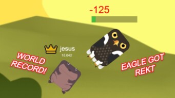 Deeeep.io - 1M Bullfrog vs Eagle | Highscore