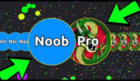NOOB vs. PRO TROLLING in BALZ.IO! The NEW Agar.io