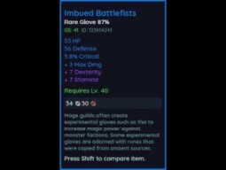 Hordes.io | VENDORING 7 DEX 7 STAM 3 MAX BATTLEFIST