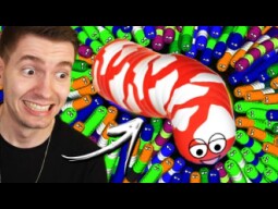 VIREI A MAIOR MINHOCA do JOGO!!! (DEU MUITO RUIM) - Wormate.io