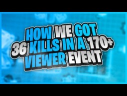How We Got 36 Kills in a 170+ Viewer Event | ZombsRoyale