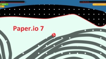 Paper.io 7 Map Control: 100.00% [Pac-Man]