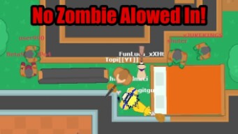 Magically Safe Hiding Spot In Braains.io! / No Zombies Allowed In