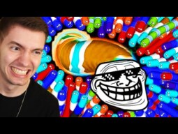 FUI A MINHOCA mais TROLLADA DO MUNDO!!! - Wormate.io