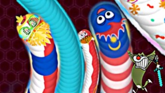 wormat.io | The oggy and Jack funny voice in Hindi worm snake Game