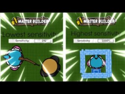 I played on the highest and lowest sensitivity in BuildRoyale.io