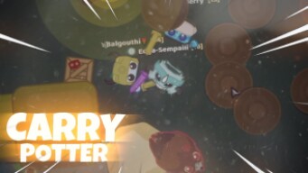 [STARVE.IO] CARRY POTTER!