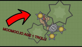 Moomoo.io NEW AGE 1 TROLL! (KILLS HACKERS)  | Moomoo.io Age 1 Server Takeover!