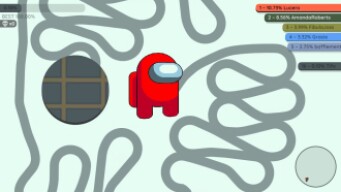 Paper.io 2 Map Control: 100.00% Among Us [Imposter]