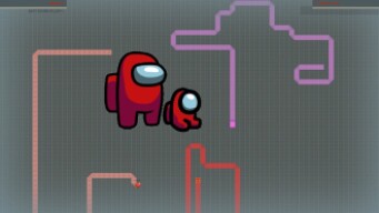 Paper.io [Among Us Imposter] Map Control: 100.00%