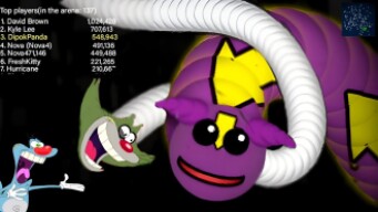 Wormate.io Snake Game Funny in Hindi Voice Oggy Jack