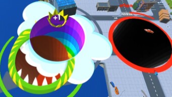 Hole.io Map Control: 100.00% - Big Hole WORLD RECORD #122