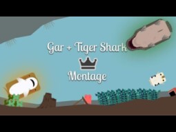 Gar + Tiger Shark Montage | Deeeep.io