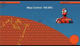 Paper.io 2 Map Control: 100.00% [Spider-Man]