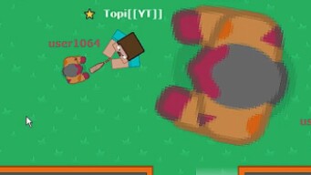 Braains.io Minecraft Player Gets Eaten By Giant Zombie