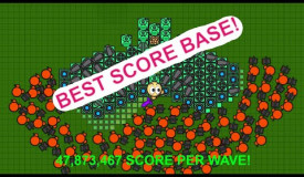 ZOMBS.IO | BEST SCORE BASE | 50 MILLION SCORE PER WAVE!