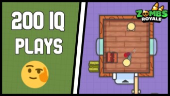 SMARTEST Plays in ZombsRoyale.io History! (200 IQ)
