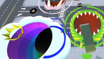 Hole.io Map Control: 100.00% - Big Hole WORLD RECORD #shorts