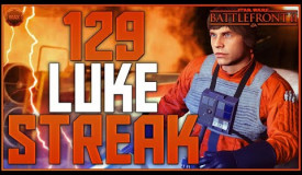 Battlefront-2 129 Max Level Luke Skywalker Killstreak/Gameplay