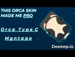 THIS ORCA SKIN MADE ME PRO | Orca Montage Deeeep.io