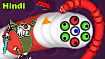 worms zone.io | oggy pro in Hindi | worm game | Slither Snake.io