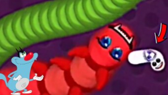 worms Zone.io | pro gameplay worm snake funny Moment wormate.io