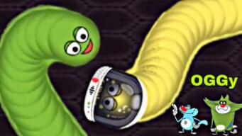 wormate.io | best kill stupid Snake worm Game | oggy voice in Hindi gameplay