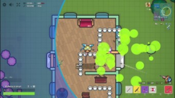fighting sportgamer7 in ZombsRoyale.io