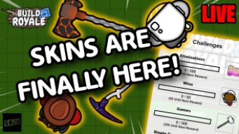 Skins are here! || Buildroyale.io LIVE