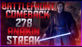 Battlefront 2 - First Game After 3 Months ! 278 Anakin Skywalker Killstreak
