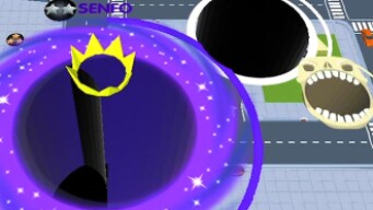 Hole.io Map Control: 100.00% - Time Mode Big Hole WORLD RECORD #55