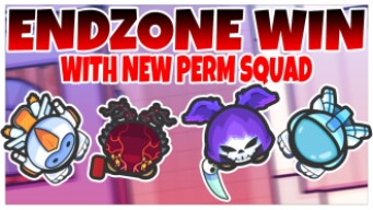 Endzone wins with my new perm squad w/Sweet, Des, ProSkillz | ZombsRoyale.io