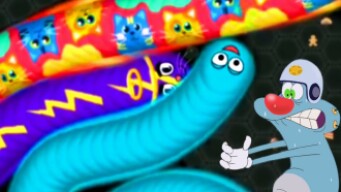 WORMATE.Io Snake Game / Biggest slither Snake / OGGY SABSE BADA SAAMP BAN GAYA