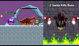 BOSS KILLED BY 2 SANTA CLAUS REAPERS in EvoWorld // GOOD GAMEPLAY