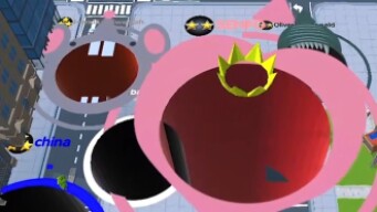 Hole.io Map Control: 100.00% - Time Mode Big Hole WORLD RECORD #298