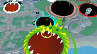 Hole.io Map Control: 100.00% - Time Mode Big Hole WORLD RECORD #305