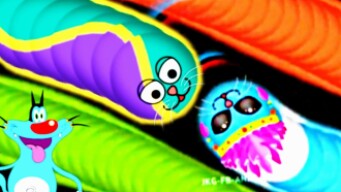 wormate.io new update oggy and Jack play snake game in Hindi Wormate io Pro