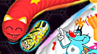 Wormate.io New Wormate.io Pro Best killing Stopped Snake OGGY Voice in Hindi
