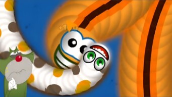 wormsZone.io Best Slither Snake 1,864,000+ high score top 01 Saamp Wala game OGGY and JACK