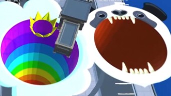 Hole.io Map Control: 100.00% - Time Mode Big Hole WORLD RECORD #339