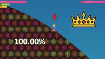 Paper.io 3 Map Control: 100.00% KING