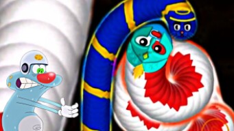 OGGY and Jack / Good Gameplay Wormate.io / SNAkE GAME Funny moments wormate IO