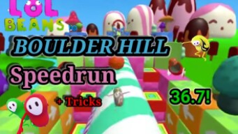 Lolbeans.io Epic Boulder Hill Speedrun! (36.7)