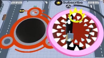 Hole.io Map Control: 100.00% - Time Mode Big Hole WORLD RECORD #373