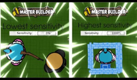 I played on the highest and lowest sensitivity in BuildRoyale.io