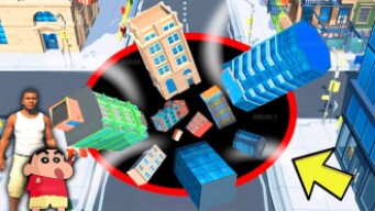 SHINCHAN & FRANKLIN try to EAT THE ENTIRE MAP USING MEGA SUPER HOLE IN Hole.Io