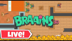Braains.io | Trying to get the New Rare Items!! | Livestreaming!!