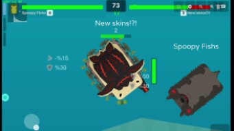 New skins?!? +  killing Sadnessified + 1 mill worm in deeeep.io eat fish, become the shark