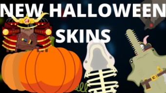 NEW HALLOWEEN SKIN UPDATE IN DEEEEP.IO + MINI MONTAGE